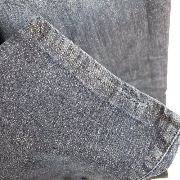 7 For All Mankind 7FAM Slimmy Jeans Dark Blue Wash Denim Mens Size 38 x 28.25 - Picture 5 of 10
